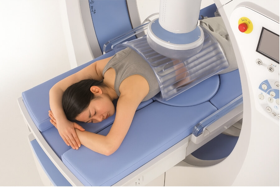 治療室へ移動し、治療開始します